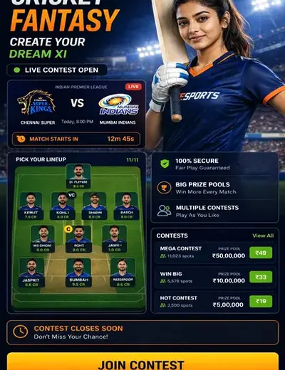 ProPlay (ProPlay play) fantasy cricket & matchday visual 3